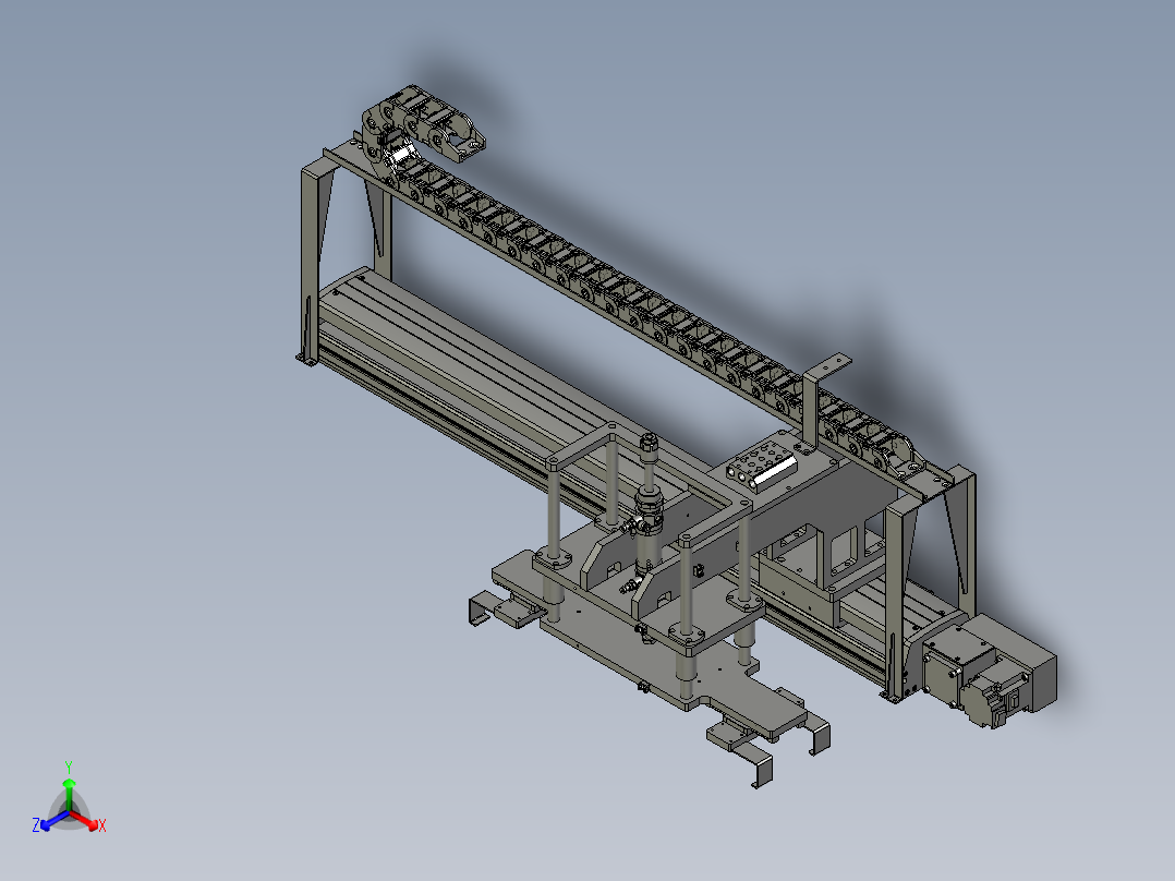 CZXD-空料盘移载组件-F主视图