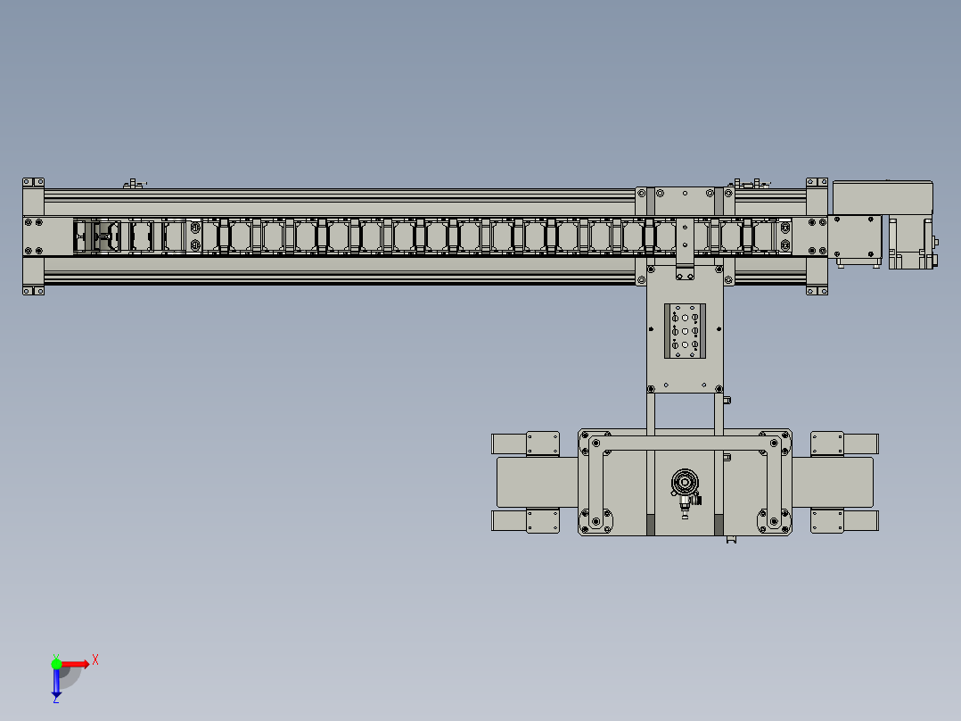 CZXD-空料盘移载组件-F俯视图