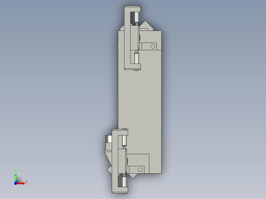 卡簧出料接驳台前视图