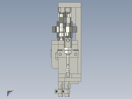 卡簧出料接驳台俯视缩略图