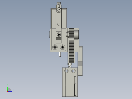CXDQ02-06-03-00馒头块翻转组件左视缩略图