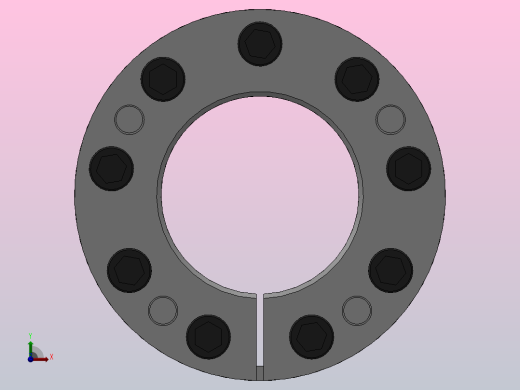 R02型胀紧联接套_R02-40-53前视缩略图