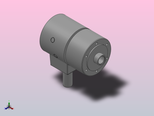 P23系列通孔回转油缸[95]正等轴测缩略图