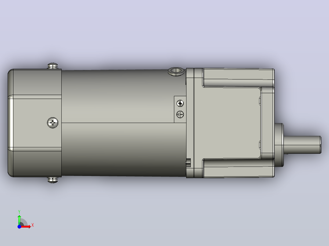 交流减速机5IK90RGU-CF(5GU3K-200K)前视图