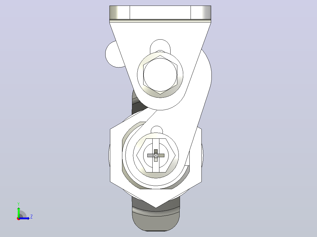 GN 115.8-KG-18-H1-CR-2CR18284126钩型闩锁左视图