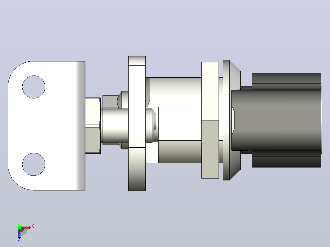 GN 115.8-KG-18-H1-CR-2CR18284126钩型闩锁俯视图