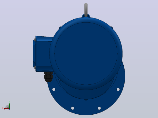 RXF107法兰轴伸式安装斜齿轮减速机RX107-Y30-4P-200L-M1-0°-Φ450后视缩略图
