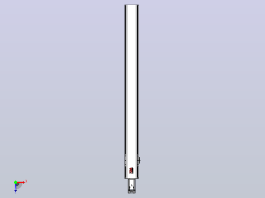 日规模组半封闭丝杆TPA-HNR-110D-1610C-L1150-M-C-P40-N3俯视缩略图