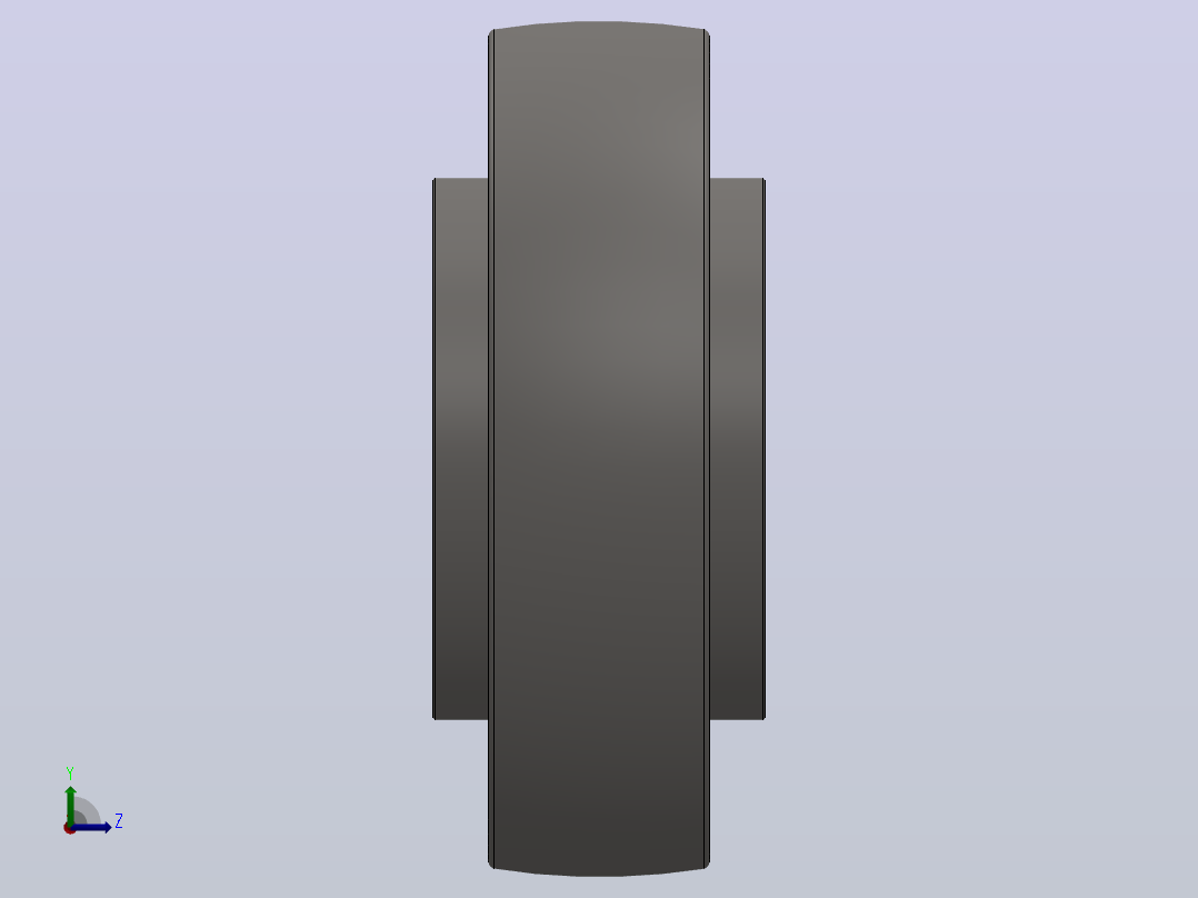 DS...HX-PPWB型农机用圆盘轴承_DS 206HX-PPWB.zip.zip左视图