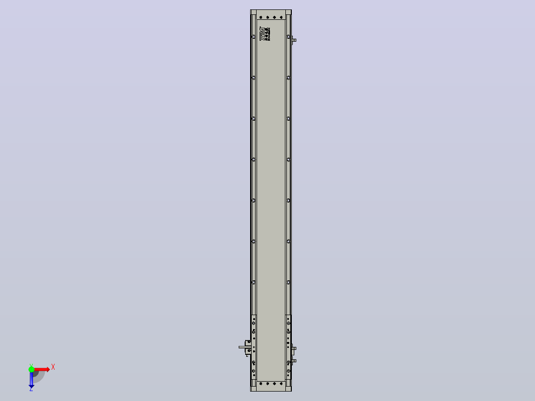 直驱直线电机轴TPA-LNP3-120-35C3-1-L840-3-C-10-N3俯视图