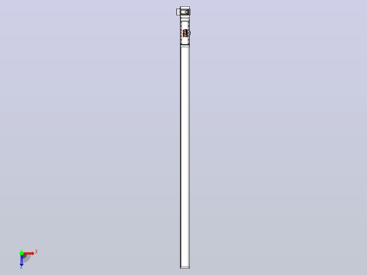 伺服电机集成皮带传动直线执行器TPA-OCB-120-224-L2750-RU-P75-N3俯视缩略图