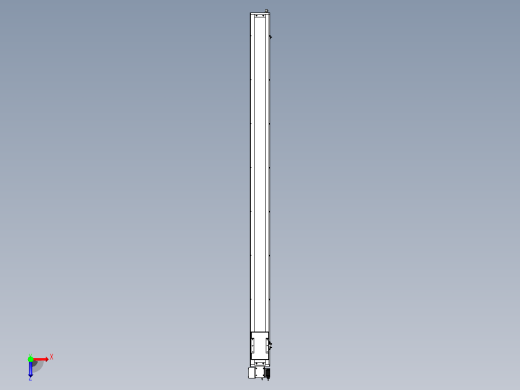 SCM14-2100-LD滚珠花健、支撑座、滚珠丝杠、交叉导轨、直线模组俯视缩略图