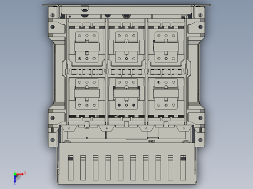 NA1-2000X-2000 3P抽屉万能式断路器三维模型202202俯视缩略图