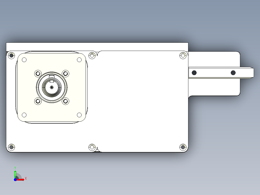 MK1HTL-100GF-W160-C1片基带头部双驱动前视图