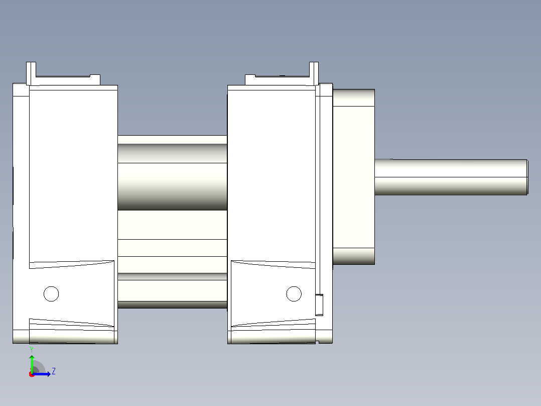 MK1HTL-100GF-W160-C1片基带头部双驱动左视图