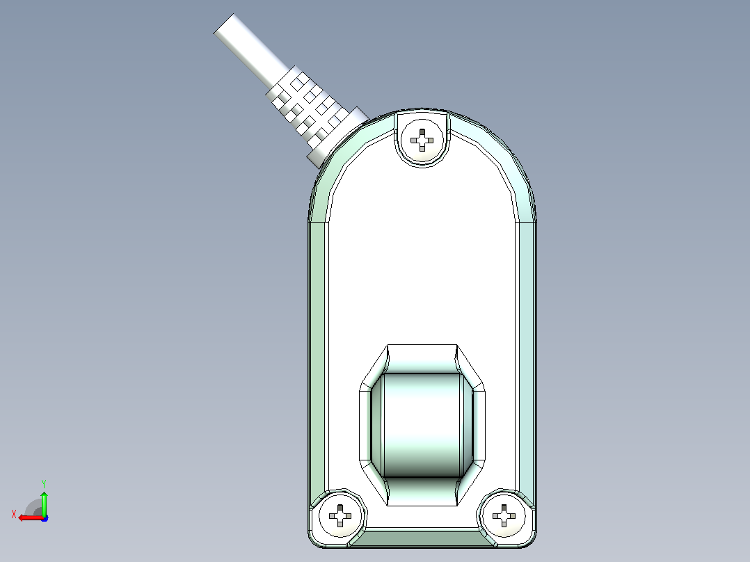 电动推杆2000N(ZJWSN-A1)[ZJWSN-A1-S550]后视图
