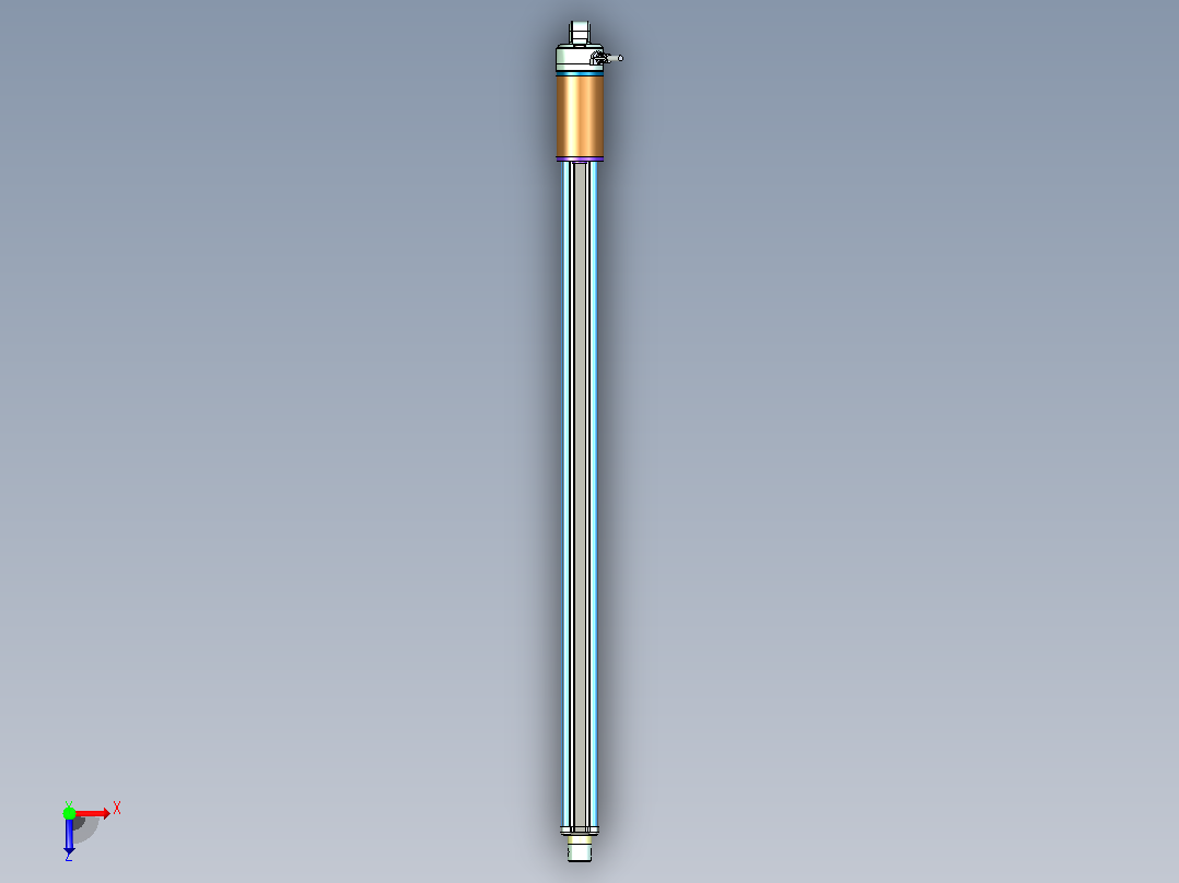 电动推杆2000N(ZJWSN-A1)[ZJWSN-A1-S550]俯视图