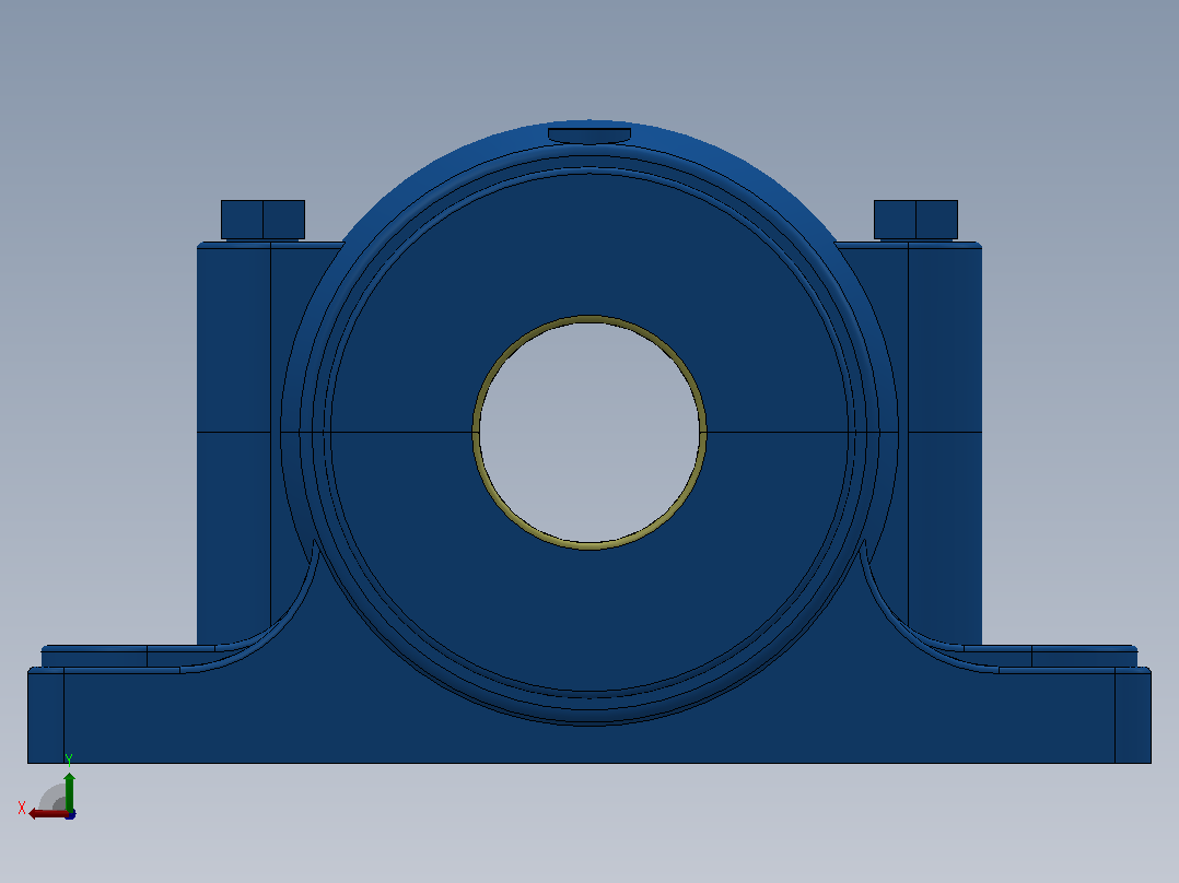 SN600系列[SN616-SSN616]轴承后视图