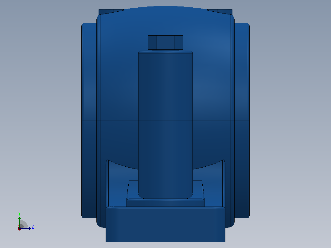 SN600系列[SN616-SSN616]轴承左视图