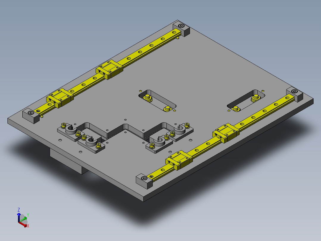 多位置设置正等轴测图