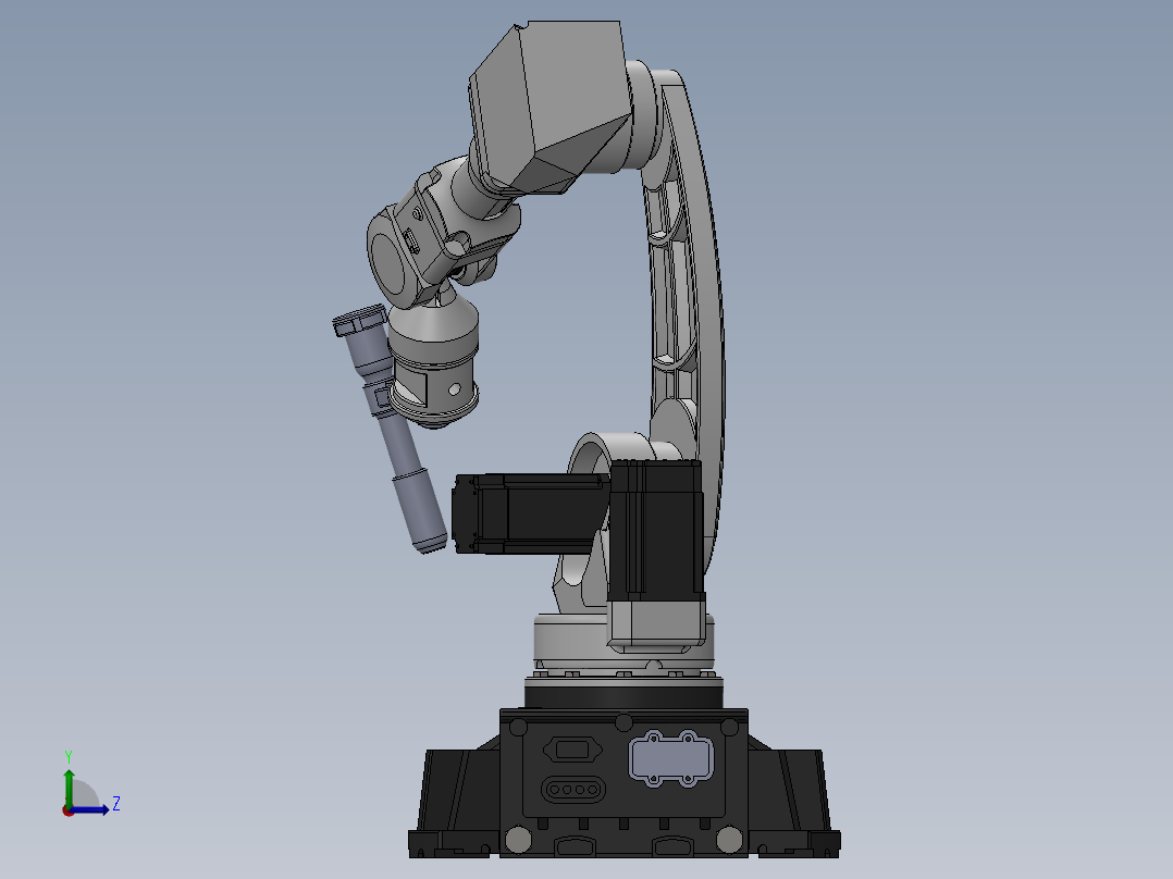 arm-robotic-6-axis SW左视图