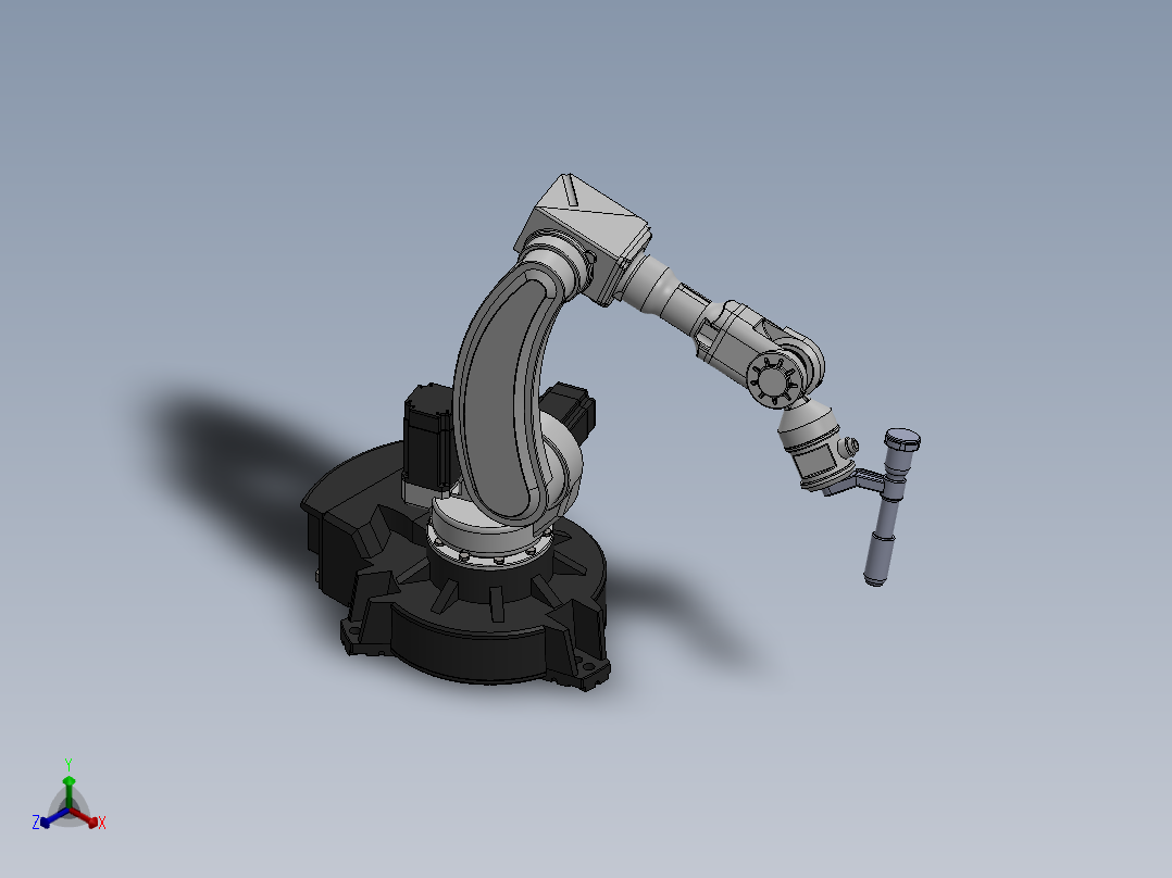 arm-robotic-6-axis SW正等轴测图