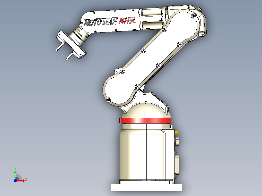 motoman-robot-model-mh5l SW STP前视图