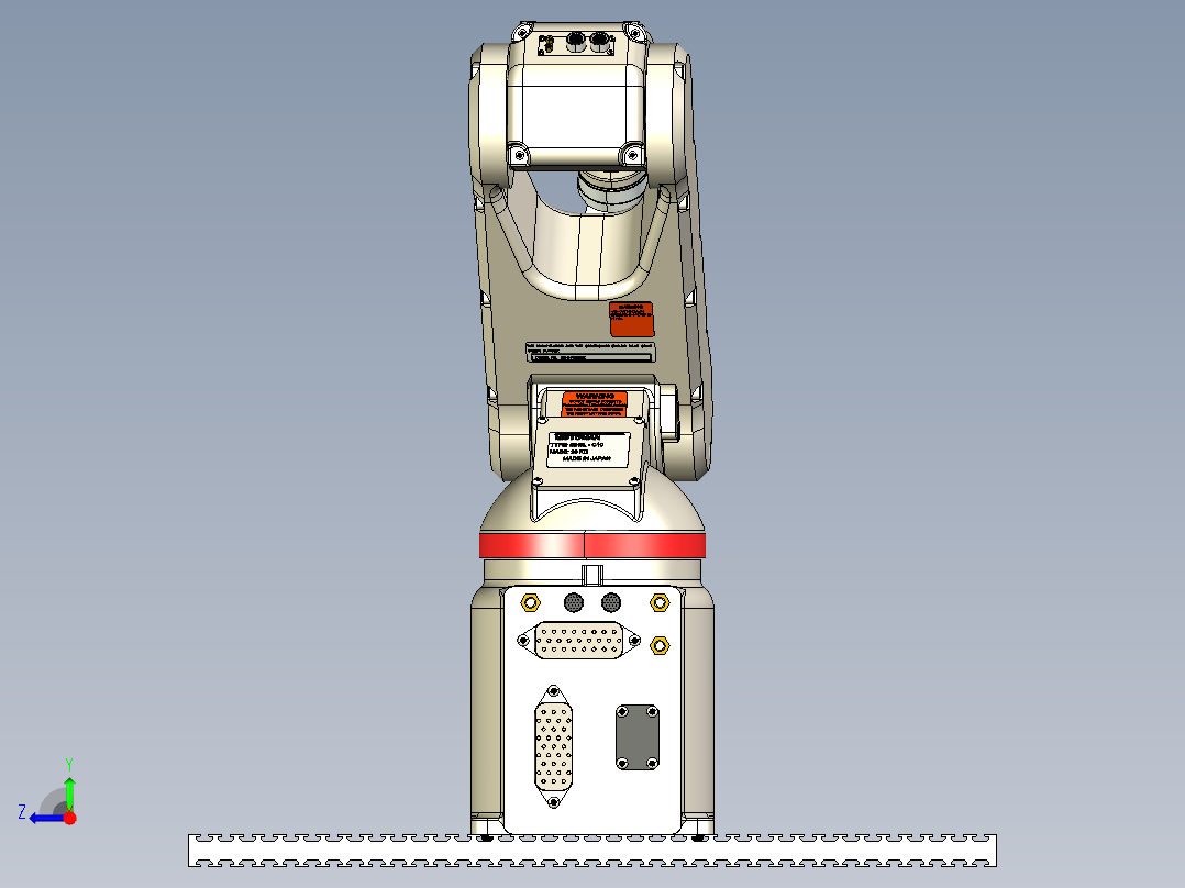 motoman-robot-model-mh5l SW STP右视图