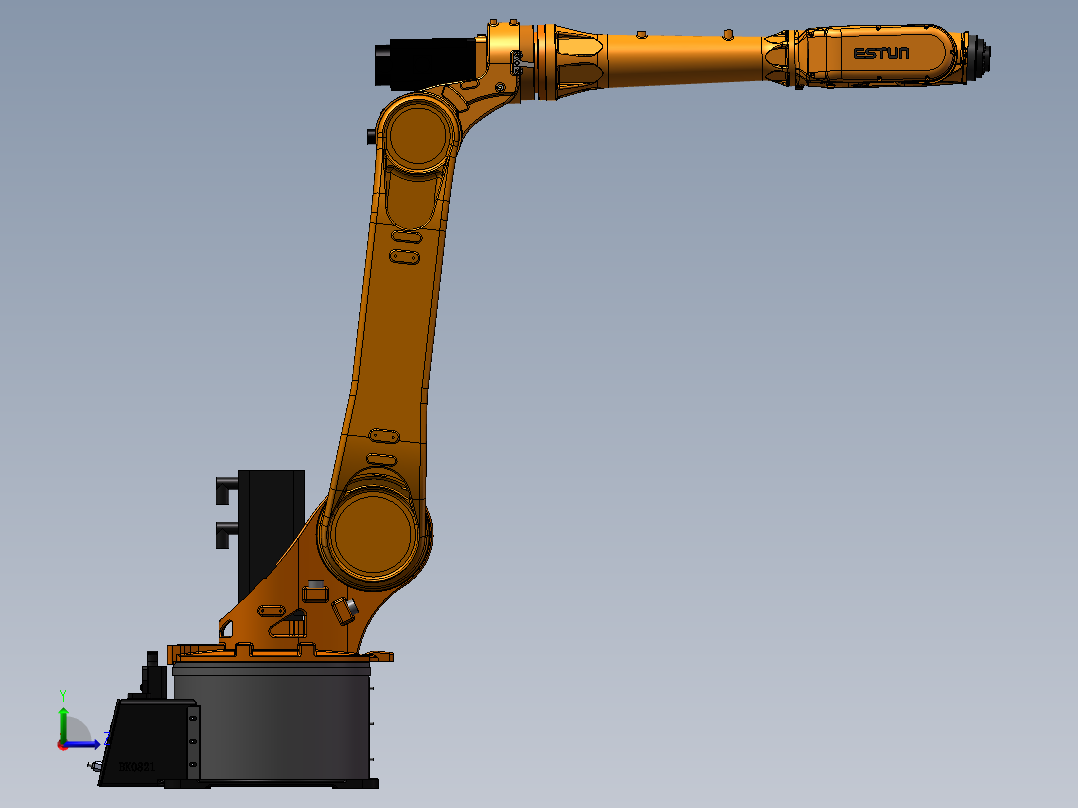 埃斯顿ER10-2000(临时) 左视图