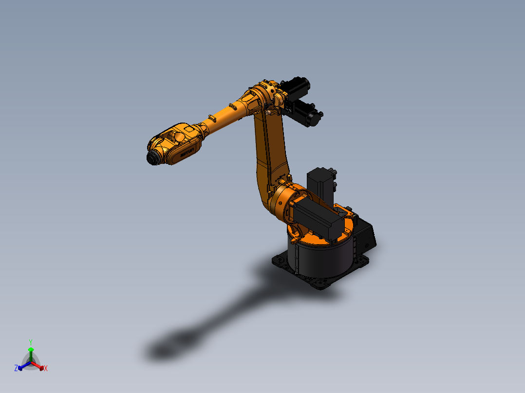 埃斯顿ER10-2000(临时) 正等轴测图