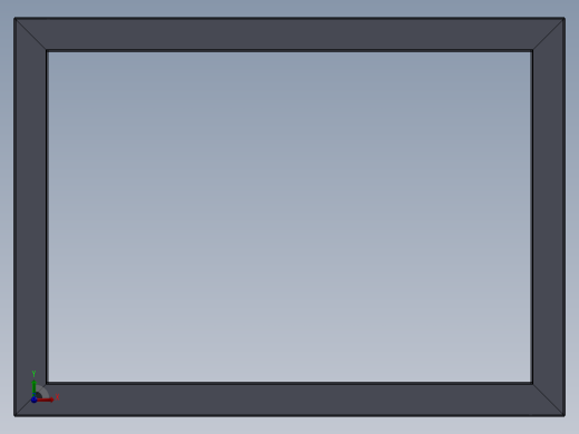 电力变压器控制柜3D模型前视缩略图