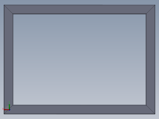 电力变压器控制柜3D模型后视缩略图