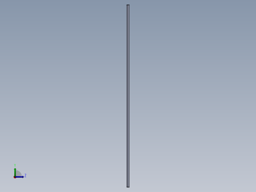 电力变压器控制柜3D模型左视缩略图