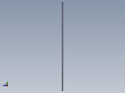 电力变压器控制柜3D模型右视缩略图
