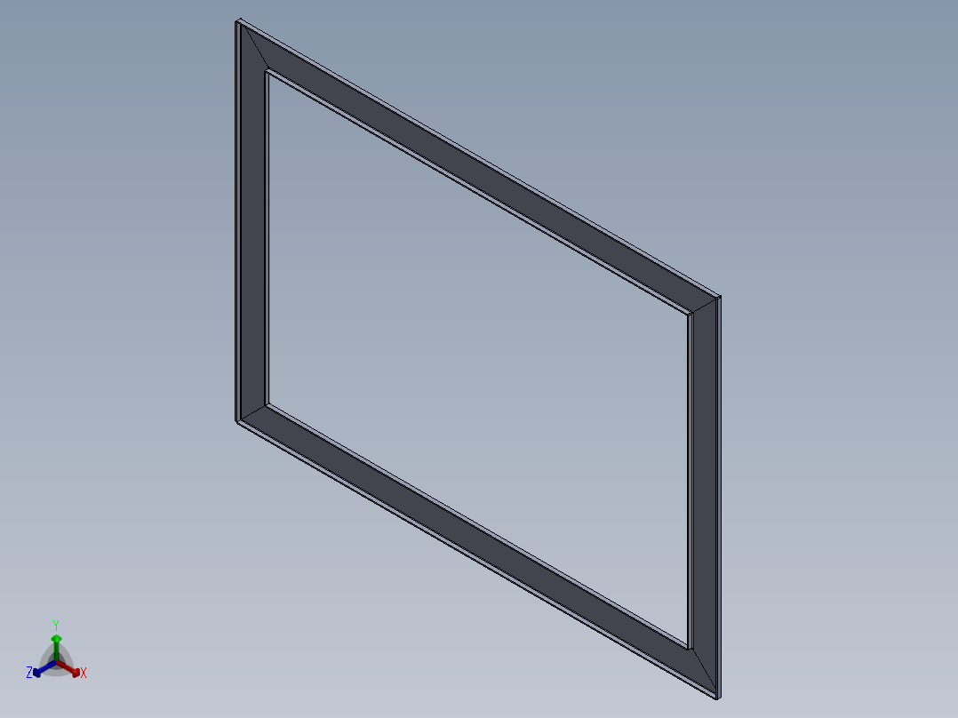 电力变压器控制柜3D模型正等轴测图