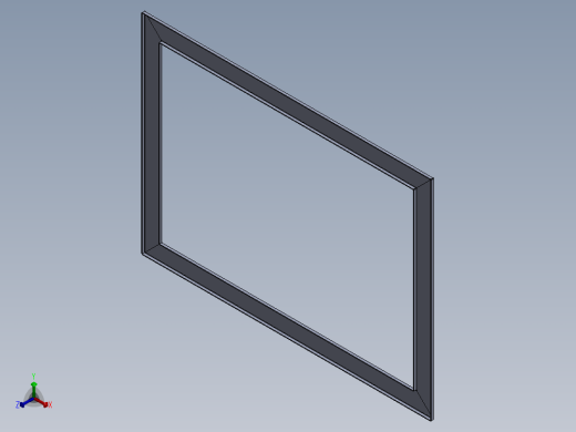 电力变压器控制柜3D模型正等轴测缩略图