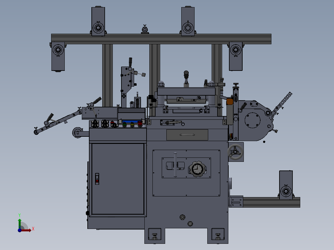 WD350G模切机(套孔)前视图