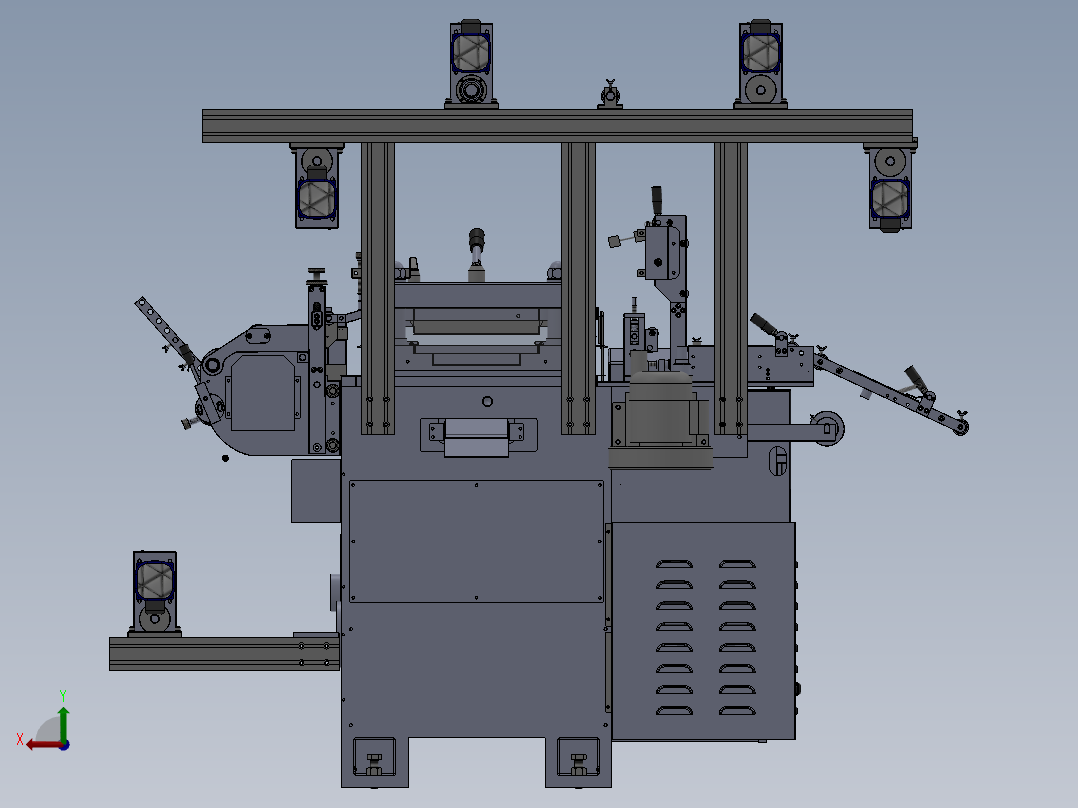 WD350G模切机(套孔)后视图