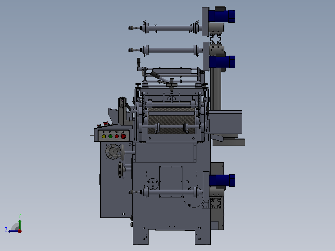 WD350G模切机(套孔)右视图