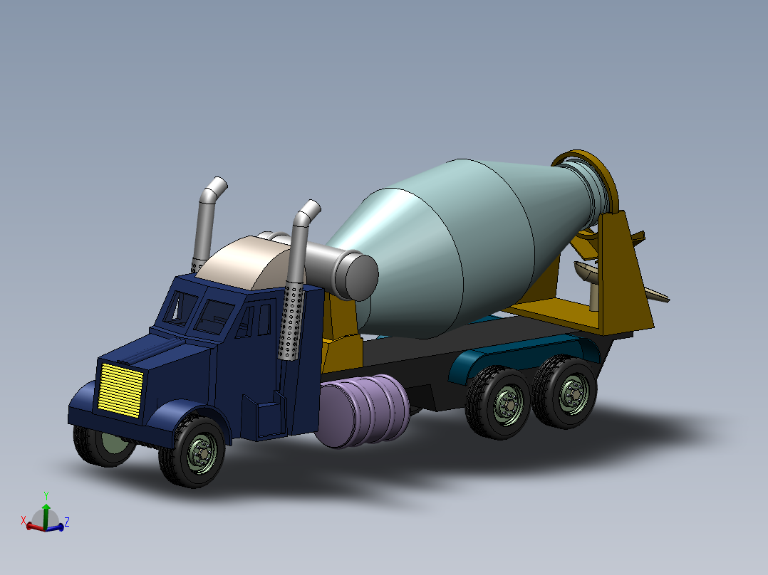 白士莹-水泥搅拌车