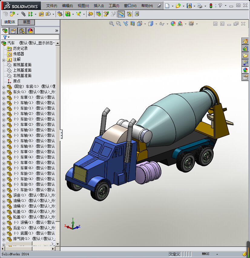 白士莹-水泥搅拌车