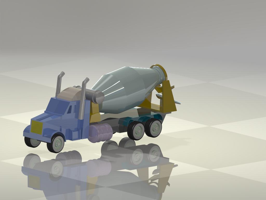 白士莹-水泥搅拌车