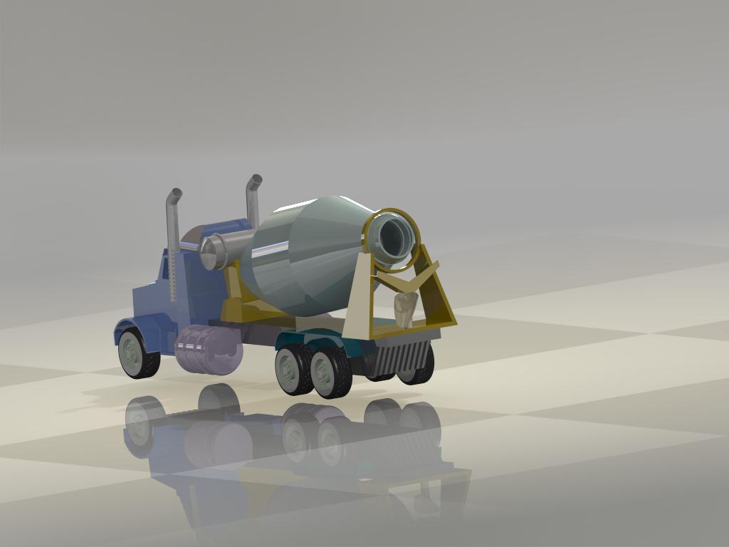 白士莹-水泥搅拌车