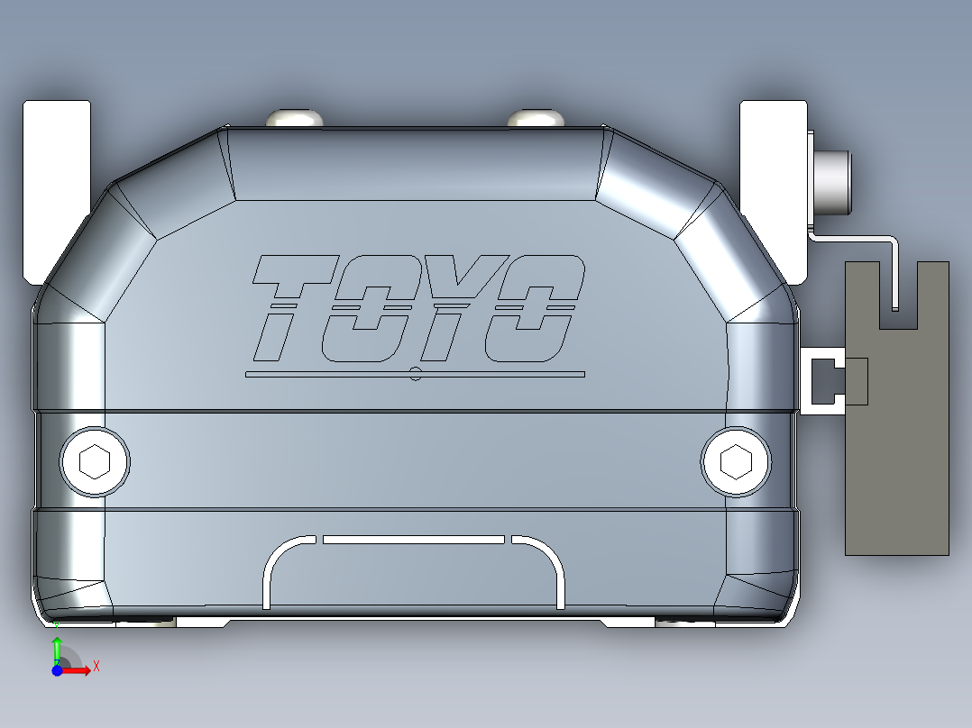 Toyo东佑达直线模组-ETH12-1000-M+煞車前视图