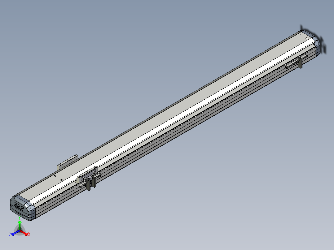Toyo东佑达直线模组-ETH12-1000-M+煞車正等轴测图