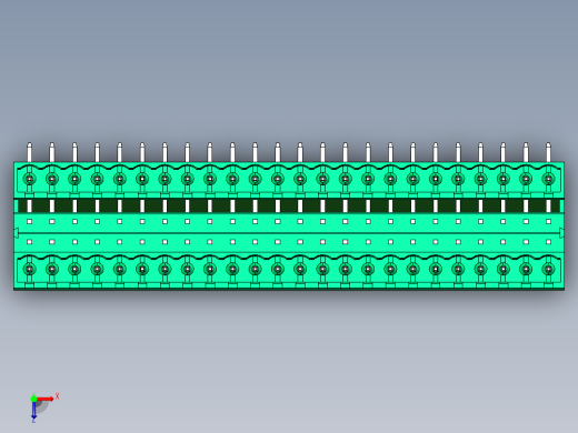 DEGSON 2EDG 系列 5.0mm 可插拔接线端子组-2EDGRH-5.0-48P-14-00AH俯视缩略图