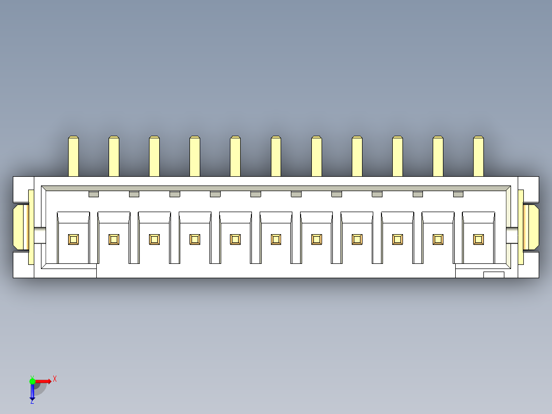 JST-B11B-PH-SM4-TB俯视图