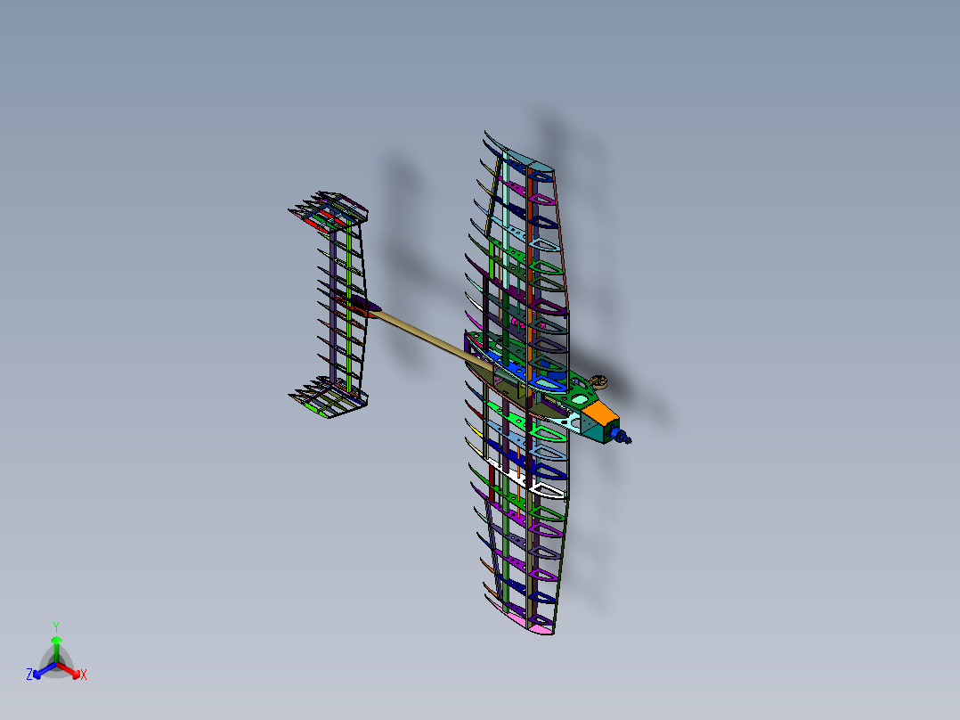 小型框架航模飞机