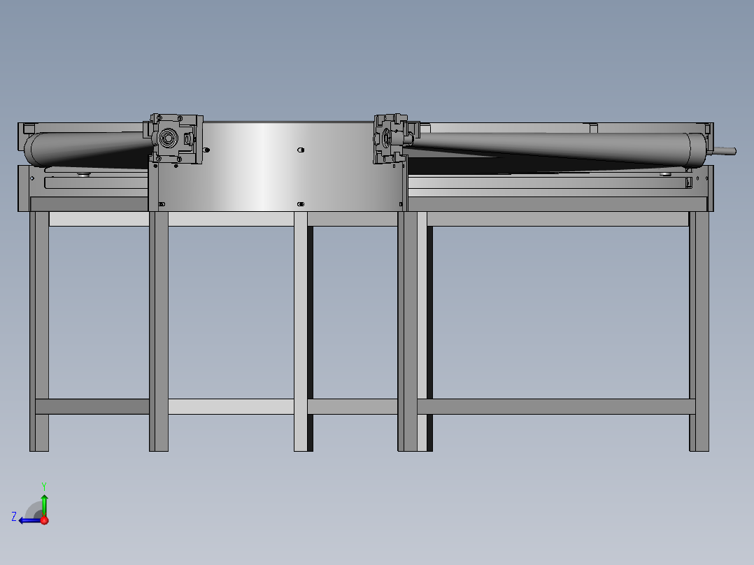 90°转弯机右视图