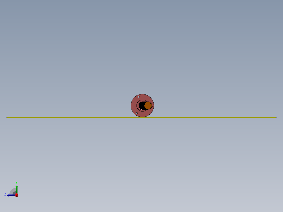 螺杆螺母旋转运动右视图